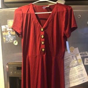 Red dress Francesca’s